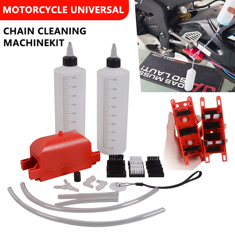Motorcycle Gear Clearance - Kit de limpieza de cadenas, cepillo,