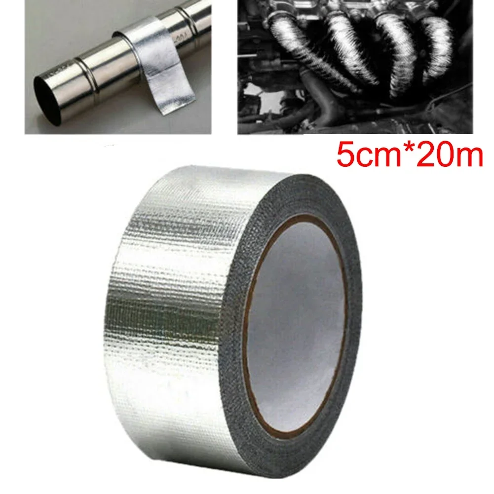 Exhaust Wrap Titanium - Cinta de aislamiento térmico para tubo