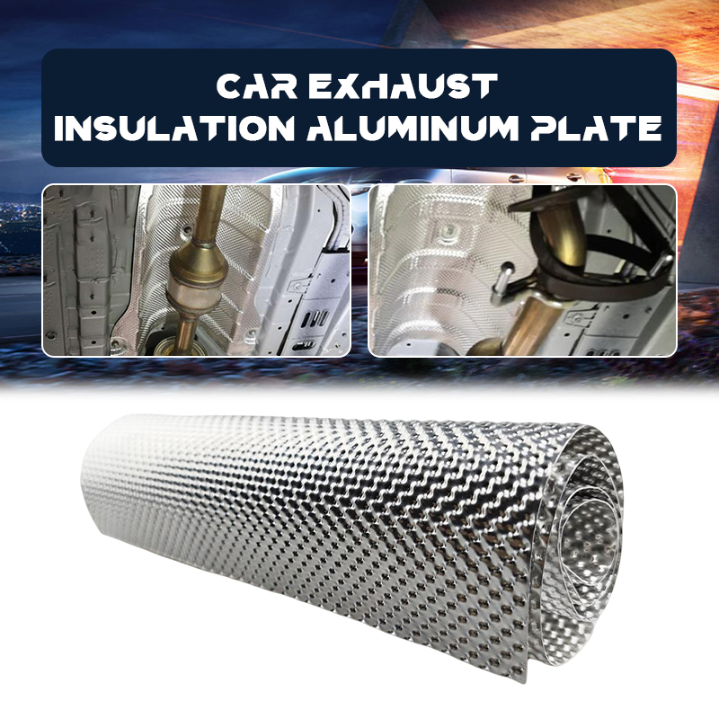Exhaust Wrap Titanium - Escudo térmico a prueba de fuego,