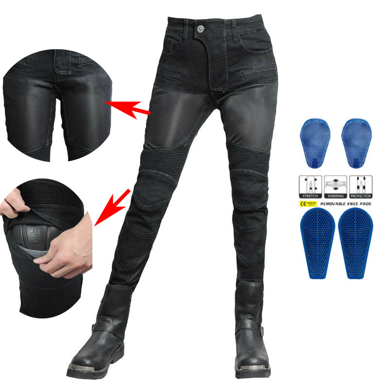 Motorcycle Gear For Woman - Pantalones de motocicleta Pantalon Moto Jeans