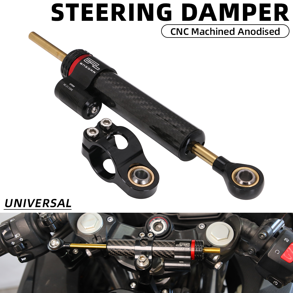 Motorcycle Gear Airbag - Estabilizador de dirección ajustable para motocicleta,
