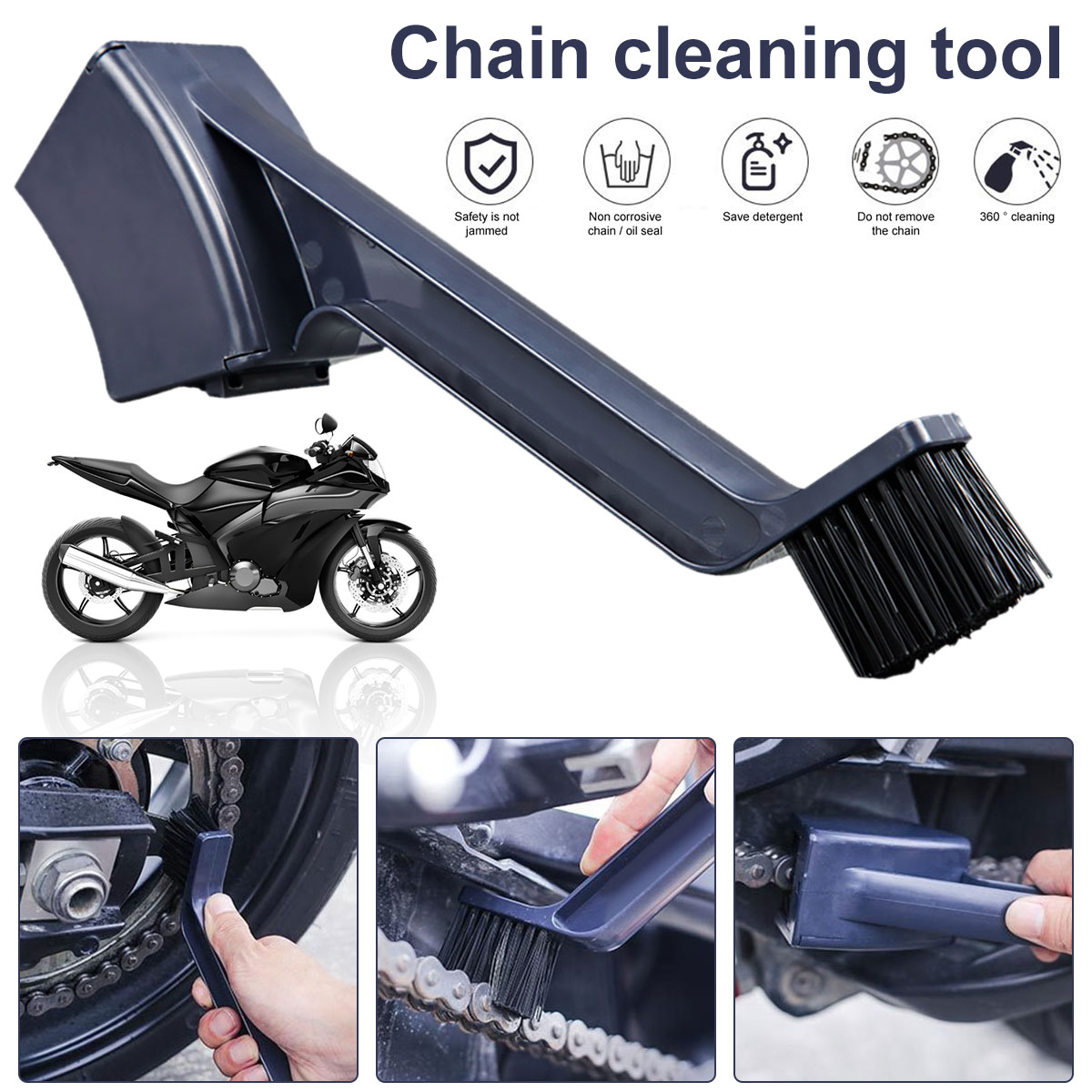 Cepillo de limpieza de cadena  - Motorcycle Gear Clearance reseña y precio