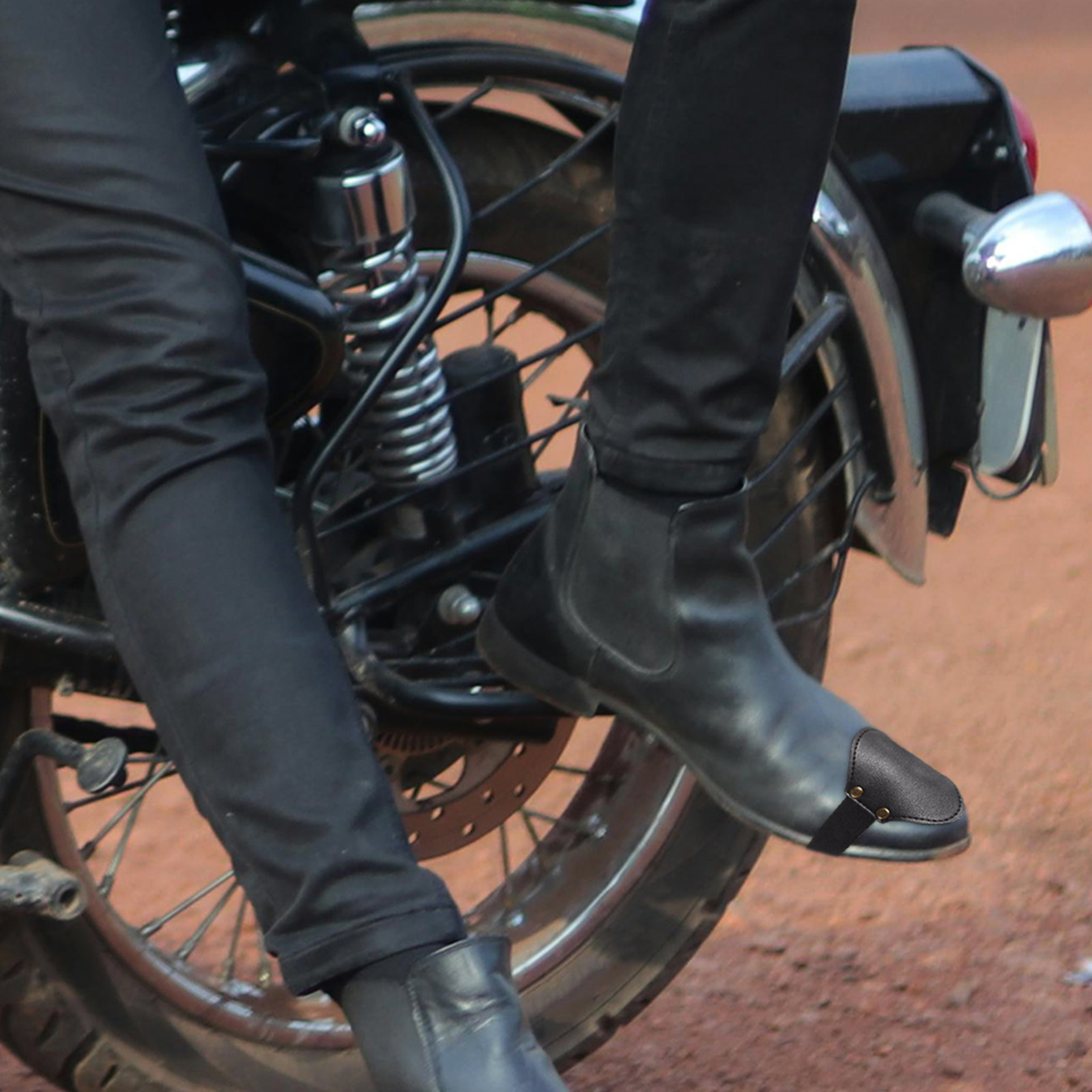 Protector de pie para cambio d - Motorcycle Gear Slipping reseña y precio
