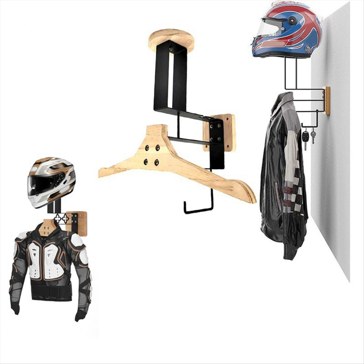 Nuevo Soporte de Pared para Ca - Motorcycle Gear Holder reseña y precio