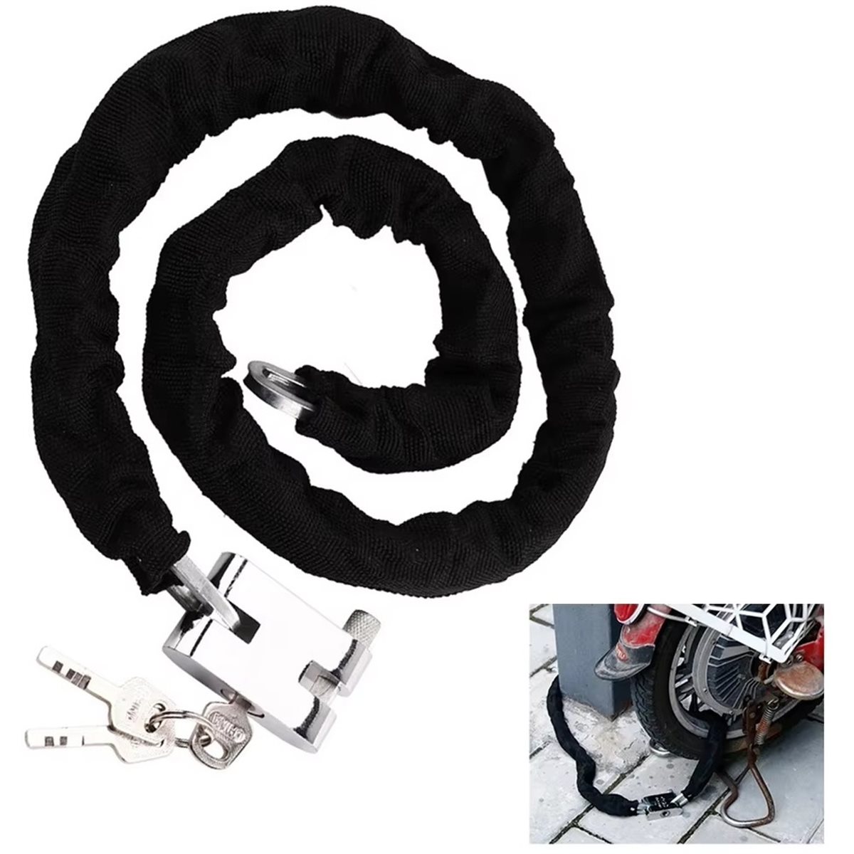 Candado para Motocicleta PHONE - Motorcycle Gear Manufacturers reseña y precio