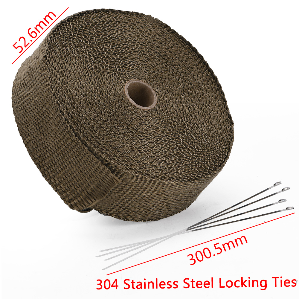 WLR RACING - 15M Premium Extra - Exhaust Wrap Titanium reseña y precio