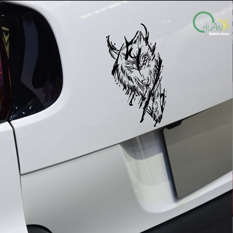 Calcomanías de coche de lobo m - Motorcycle Gear Outlet reseña y precio