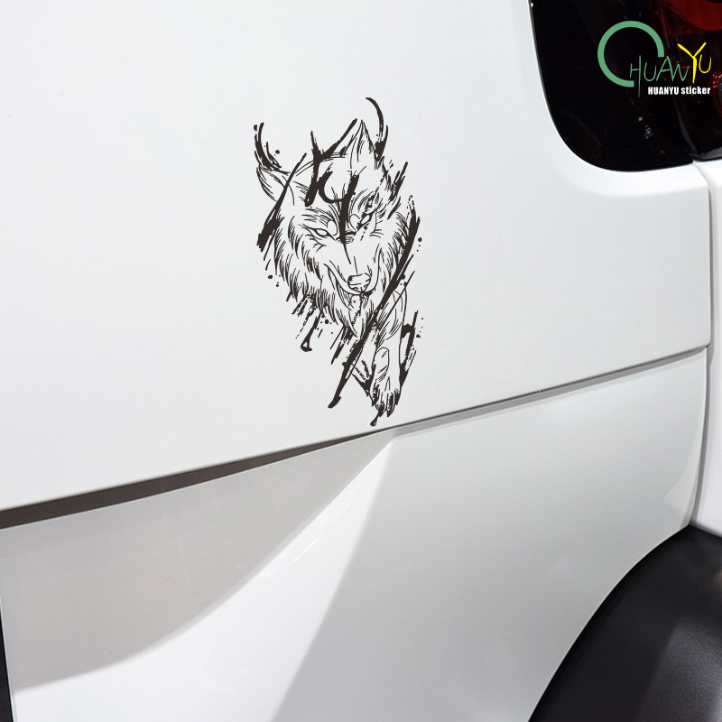 Calcomanías de coche de lobo m - Motorcycle Gear Outlet reseña y precio